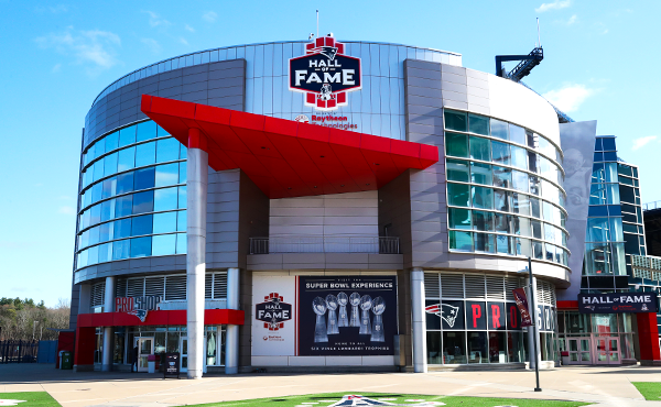 Cam Newton jersey on display in Patriots Hall of Fame