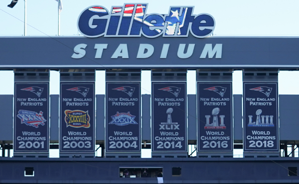 New England Patriots Super Bowl Championship Dynasty Banner